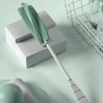 Silicone Baby Bottle Long Handle Cup Cleaning Brush 360 Degree Rotating Bottle Brush - Image 7