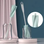 Silicone Baby Bottle Long Handle Cup Cleaning Brush 360 Degree Rotating Bottle Brush - Image 8