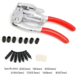 16 in 1 Stainless Steel Copper Aluminum Strip Iron Leather Plastic Manual Punching Pliers Punching Machine Set - Image 2