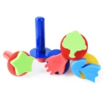 5 in 1 Children Painting Art DIY Brush Sponge Stamp - Image 2