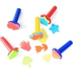 5 in 1 Children Painting Art DIY Brush Sponge Stamp - Image 4