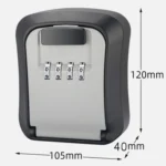 Wall-Mounted Key Code Box Construction Site Home Decoration Four-Digit Code Lock Key Box - Image 9