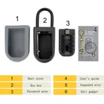 KS005 Outdoor Free Installation Password Lock Key Password Bey Box Wall-Mounted - Image 5