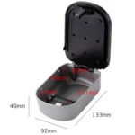 KS020 Password Lock Key Box Wall-Mounted Construction Site Decoration Key Password Lock - Image 7