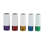 5 In 1 15/17/19/21/22mm Socket Set Tire Change Wrench Head Wheel Protection Sleeve - Image 2