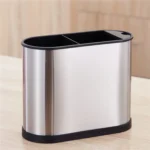 Stainless Steel Chopstick Holder Kitchen Household Tableware Storage Box Drain Cylinder - Image 2