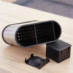 Stainless Steel Chopstick Holder Kitchen Household Tableware Storage Box Drain Cylinder - Image 4