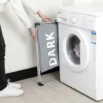Collapsible Three Grid Dirty Clothes Laundry Hamper Organizer Home Storage Basket - Image 4