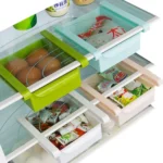 Multifunction Kitchen Refrigerator Storage Rack Fridge Freezer Shelf Holder Pull-out Drawer Organizer - Image 2