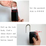 Password Key Box Household Wall-Mounted Decoration Site Password Box - Image 4