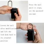 Password Key Box Household Wall-Mounted Decoration Site Password Box - Image 5