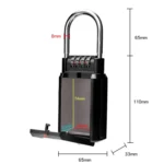 Password Key Box Household Wall-Mounted Decoration Site Password Box - Image 6