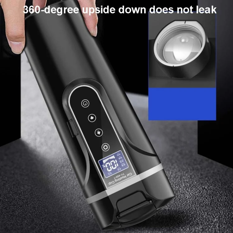 TBD0536077901_B2.webp 450ml Car Heating Water Bottle Thermos Mug Car Truck Universal Boiling Water Cup - Image 3