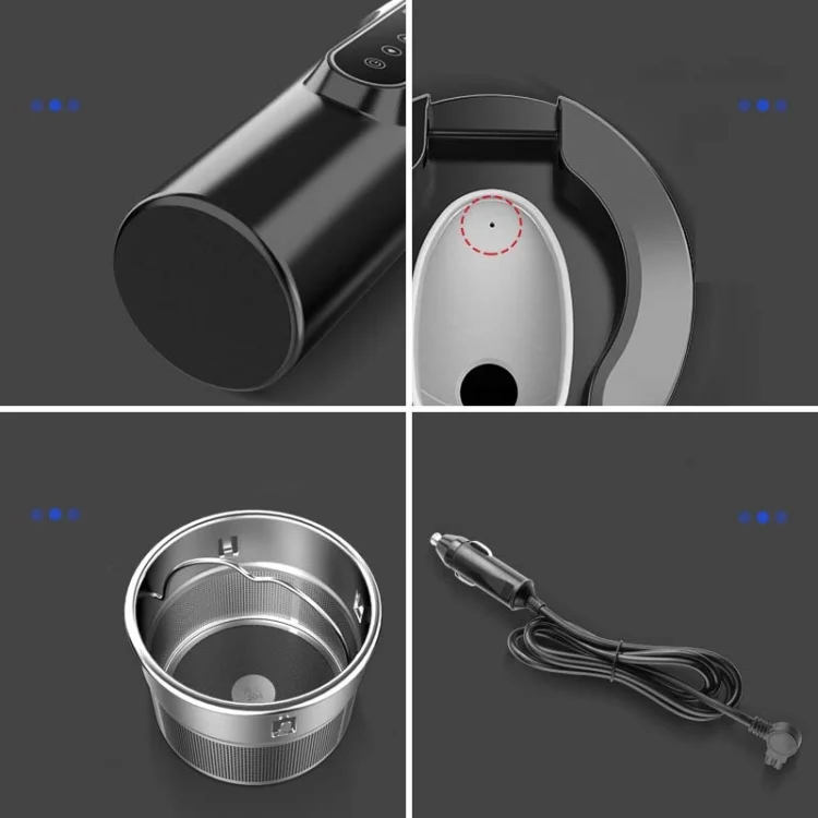 TBD0536077901_B8.webp 450ml Car Heating Water Bottle Thermos Mug Car Truck Universal Boiling Water Cup - Image 9
