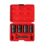 5 In 1 Non-Slip Sleeve Set Chrome-Molybdenum Steel Nut Disassembly Tool Sliding Tooth Nut Remover