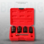 5 In 1 Non-Slip Sleeve Set Chrome-Molybdenum Steel Nut Disassembly Tool Sliding Tooth Nut Remover - Image 4