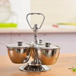 Stainless Steel Rotating Seasoning Pot Set