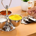 Stainless Steel Rotating Seasoning Pot Set - Image 6