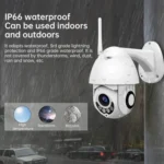 PTZ Control 355 Degree Rotation Infrared WiFi Smart Dome Camera, Two-Way Voice Intercom Monitor - Image 12