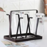 Household Daily Necessities Iron Art Water Upside Down Drain Cup Shelf Kitchen Cup Holder