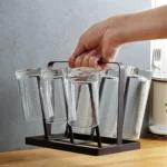 Household Daily Necessities Iron Art Water Upside Down Drain Cup Shelf Kitchen Cup Holder - Image 6