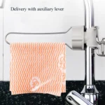 Faucet Rack Stainless Steel Perforated Free Kitchen Sink Storage Rack Rag Sponge Drain Rack - Image 6