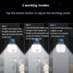 Solar Wall Light Outdoor Waterproof Human Body Induction Garden Lamp Street Light - Image 4