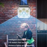 Solar Wall Light Outdoor Waterproof Human Body Induction Garden Lamp Street Light - Image 5