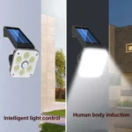 Solar Wall Light Outdoor Waterproof Human Body Induction Garden Lamp Street Light - Image 6