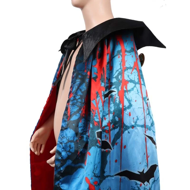 TBD0536375801_B5.webp Halloween Dress Up Kids Double-Layer Printed Cloak - Image 6