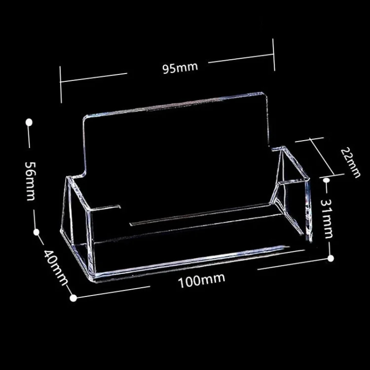 TBD053657401A_2.webp Acrylic Transparent Name Card Holder Desktop Showcase - Image 3