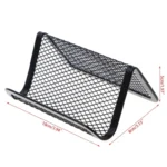 10 PCS Office Convenient Practical Metal Mesh Card Holder - Image 4