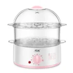 LINGRUI Timer Mini Multi-Function Egg Cooker Automatic Power Off Home Breakfast Machine, CN Plug - Image 7