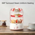 LINGRUI Timer Mini Multi-Function Egg Cooker Automatic Power Off Home Breakfast Machine, CN Plug - Image 5