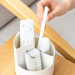 Multifunctional Round Pen Holder Office Rotating Large Capacity Pen Holder Storage Box Random Colour - Image 6