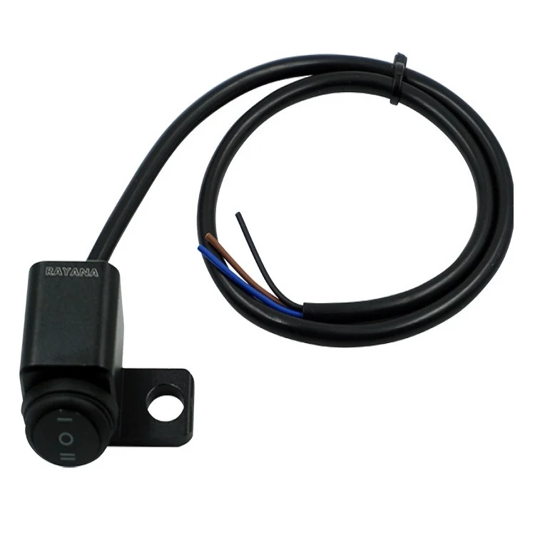 TBD0537000901_B3.webp Motorcycle Off-Road Vehicle Modification Parts Aluminum Alloy Mirror Seat Switch Headlight Spotlight Double Flash Steering Switch - Image 4
