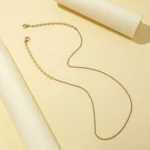 Flower Gold-Plated Stainless Steel Hanging Neck Chain Anti-Lost Mask Lanyard - Image 4