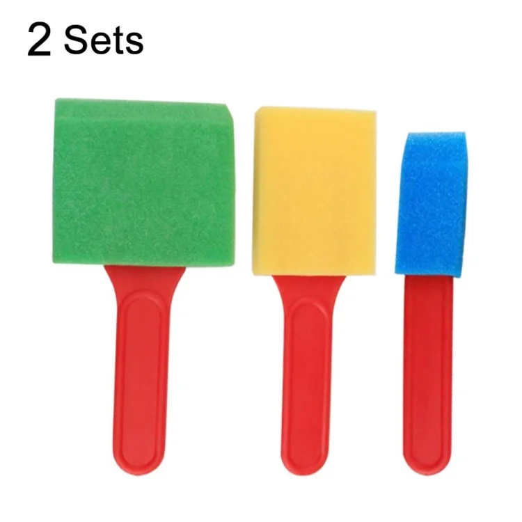 TBD053713001A.webp 2 Sets Sponge Painting Brush Children Art Painting Seal Tool - Image 1