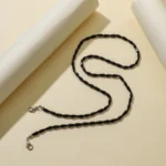 Drop Style Faceted Crystal Mask Lanyard Necklace Chain Glasses Chain - Image 4