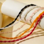 Drop Style Faceted Crystal Mask Lanyard Necklace Chain Glasses Chain - Image 3