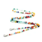 Mask Lanyard Handmade Crystal Bead Chain Anti-Drop Hanging Glasses Chain - Image 6