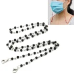 Necklace Personalized Handmade Crystal Bead Chain Mask Anti-Lost Lanyard Glasses Chain