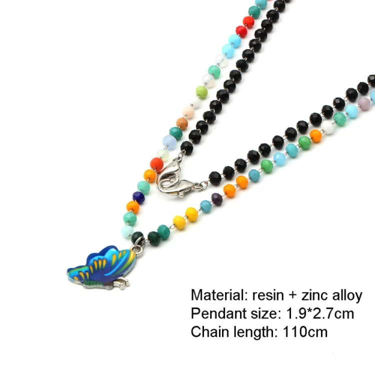 TBD05372021_3.webp Jewelry Bead Chain Butterfly Pendant Mask Anti-Drop Lanyard Necklace Glasses Chain - Image 4