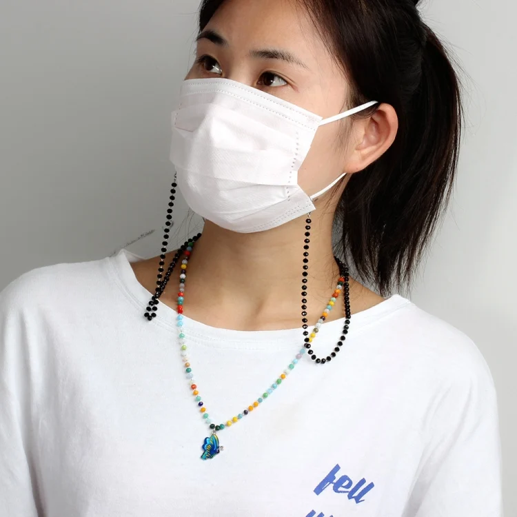 TBD05372021_4.webp Jewelry Bead Chain Butterfly Pendant Mask Anti-Drop Lanyard Necklace Glasses Chain - Image 5