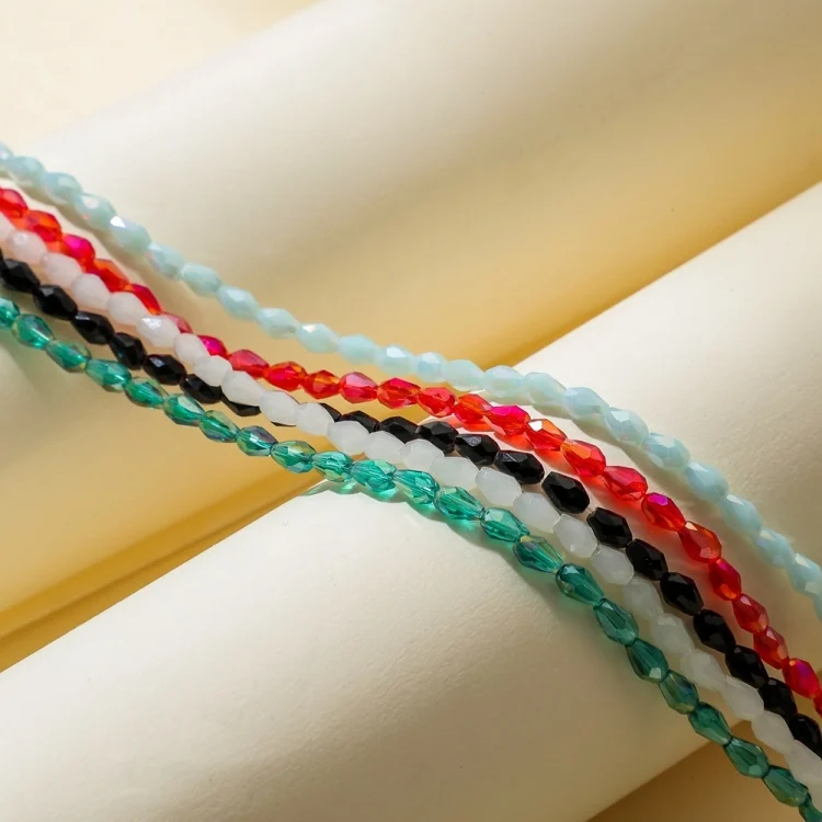 TBD0537202401_B2.webp Drop-Shaped Beaded Crystal Mask Anti-Lost Lanyard Fashion Glasses Chain - Image 3