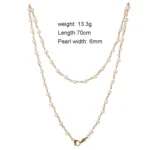 Mask Anti-Lost Lanyard Pearl Sweater Chain Multi-Purpose Mask Lanyard Glasses Chain - Image 2