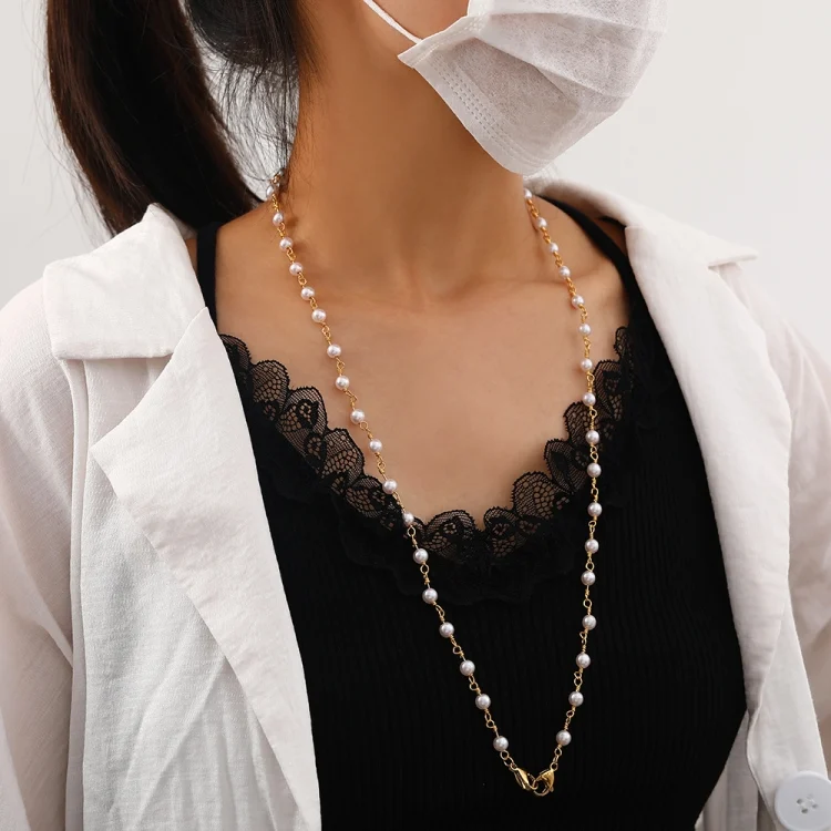 TBD0537202701_B3.webp Mask Anti-Lost Lanyard Pearl Sweater Chain Multi-Purpose Mask Lanyard Glasses Chain - Image 4