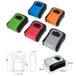 HG2 Arc Wall Mounted Password Key Box(Yellow) - Image 2