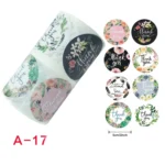 Rolled Floral Thank You Seal Envelope Decoration Wedding Decoration - Image 2