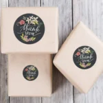 Rolled Floral Thank You Seal Envelope Decoration Wedding Decoration - Image 3